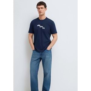 Mavi M0612274-70497 İstanbul Baskılı T-Shirt Erkek Tişort