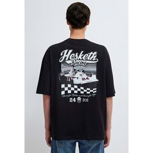 Mavi M0613354-900 Mavi Hasketti 24 Racing Baskılı Tişört Erkek T-Shirt