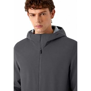 Mavi M0110853-71379 Mavi Pro-Tech Su İtici Kapüşonlu Erkek Mont
