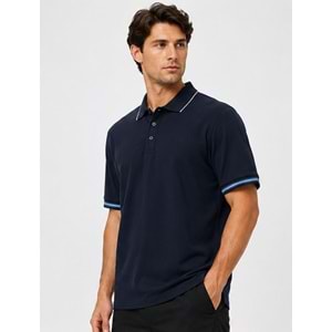 Mavi M0613369-70490 Şerit Detaylı Polo Yaka Tişört Erkek Tişort