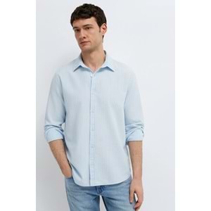 Mavi M0211967-91540 Çizgili Gömlek Regular Fit Erkek Gömlek