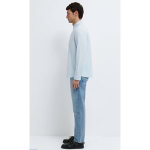 Mavi M0211967-91540 Çizgili Gömlek Regular Fit Erkek Gömlek