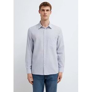 Mavi M0212006-91561 Çizgili Gömlek Regular Fit Erkek Gömlek