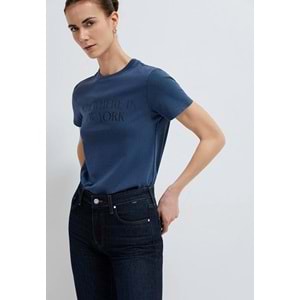 Mavi M1614315-70757 Yazılı T-Shirt Kadın Tişört