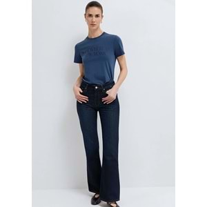 Mavi M1614315-70757 Yazılı T-Shirt Kadın Tişört