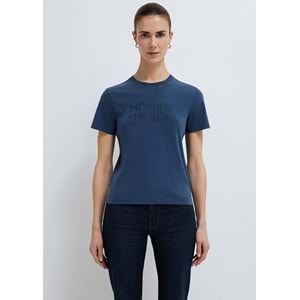 Mavi M1614315-70757 Yazılı T-Shirt Kadın Tişört