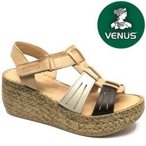 Venüs Tenrag Hakiki Deri Comfort Ortopedik Kadın Sandalet