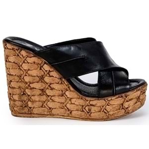 Venüs Pruh Hakiki Deri Kadın Terlik