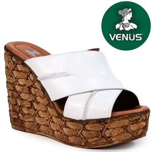 Venüs Pruh Hakiki Deri Kadın Terlik