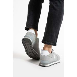 Hammer Jack 102 19250-M Peru Gri-Beyaz %100 Hakiki Deri Erkek Spor Ayakkabı