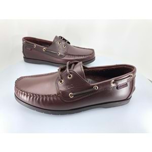 Aronay 086 Ayr Timberland Marine El saraçlı %100 Hakiki Deri Erkek Ayakkabı