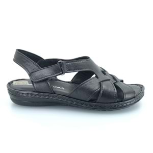 Ayakdaş %100 Hakiki Deri Tam Ortapedik Fus Pedli Taban Kadın Sandalet