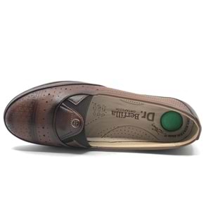 Berfilla Dr.Tavsiyeli İçi %100 Deri Anne Kadın Babet Ayakkabı