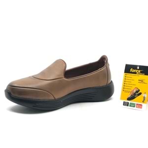 Forex Dr.Tavsiyeli %100 Hakiki Deri Kadın Babet Ayakkabı