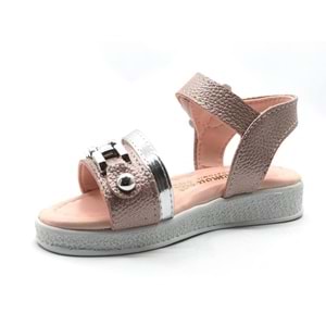 İremsu Kız Çocuk Güllü Zincirli Sandalet Çocuk Ayakkabı