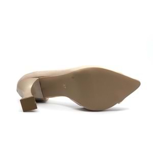 Feles Kadeh Topuk Saten Taşlı Stiletto Kadın Topuklu Ayakkabı