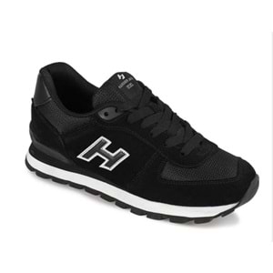 Hammer Jack 102 19250-M Peru Siyah-Beyaz %100 Hakiki Deri Erkek Spor Ayakkabı