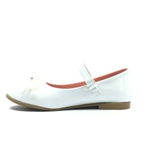 İremsu Tüylü Taşlı Cırtlı Kız Çocuk Babet Ayakkabı