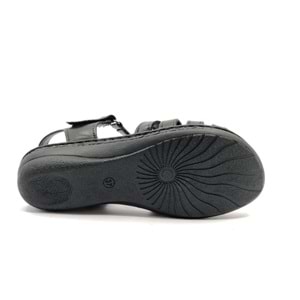 Ayakdaş %100 Hakiki Deri Tam Ortapedik Fus Pedli Taban Kadın Sandalet