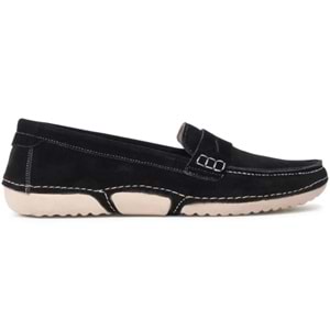 Feles Hakiki Deri Loafer Kadın Babet