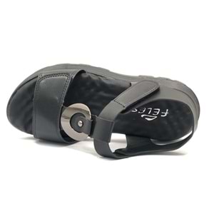 Feles Kalın Ortapedik Taban Kadın Sandalet