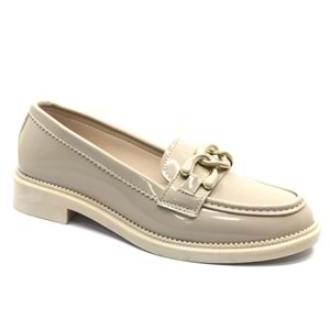 Feles Toka Detaylı Loafer Kadın Babet Ayakkabı