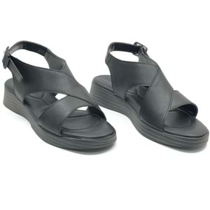 Seribo 25Y003 Cırt Detaylı Ortopedik Taban Kadın Sandalet