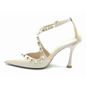 Feles Zımba Detaylı Kadın Topuklu Ayakkabı