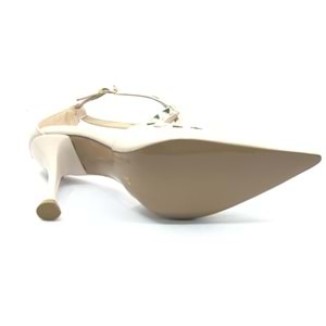 Feles Zımba Detaylı Kadın Topuklu Ayakkabı