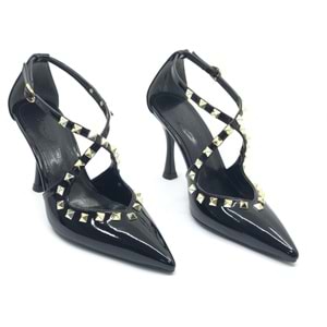 Feles Zımba Detaylı Kadın Topuklu Ayakkabı