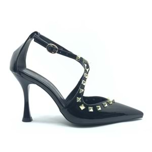 Feles Zımba Detaylı Kadın Topuklu Ayakkabı