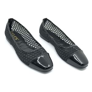 Feles Dantel Detaylı Kadın Babet Ayakkabı