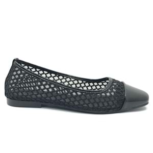 Feles Dantel Detaylı Kadın Babet Ayakkabı