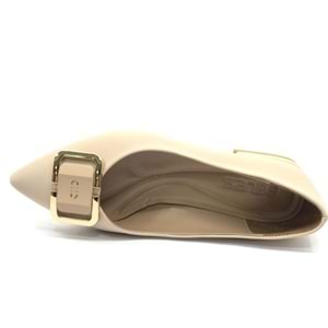 Feles Toka Detaylı Kadın Babet Ayakkabı