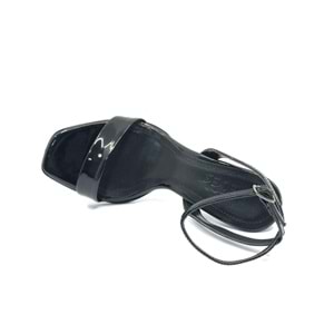 Feles Bilekten Bağlamalı Tek Bant Kadın Topuklu Ayakkabı