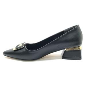 Mehtap Toka Detaylı Kısa Topuklu Kadın Babet Ayakkabı