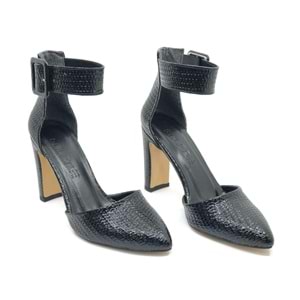 Feles Bilek Detaylı Stiletto Kadın Topuklu Ayakkabı