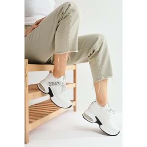 Kocamanlar 48564014 Sneaker Gizli Topuk Kadın Spor Ayakkabı