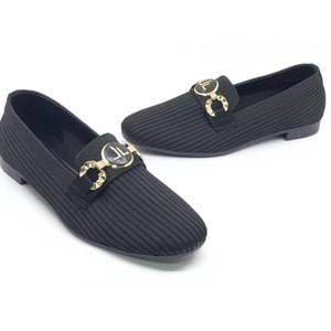 Marry Pace 883175 Toka Detaylı Triko Kadın Babet Ayakkabı