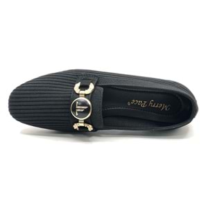 Marry Pace 883175 Toka Detaylı Triko Kadın Babet Ayakkabı