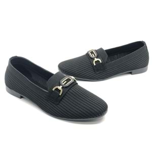 Marry Pace 883160 Toka Detaylı Triko Kadın Babet Ayakkabı