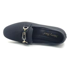 Marry Pace 883160 Toka Detaylı Triko Kadın Babet Ayakkabı