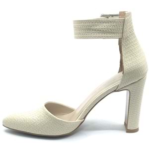 Feles Bilek Detaylı Stiletto Kadın Topuklu Ayakkabı