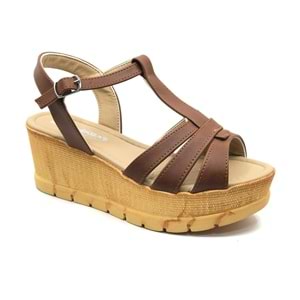 Ayakdaş 1040 Kadın Dolgu Taban Sandalet