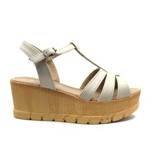 Ayakdaş 1040 Kadın Dolgu Taban Sandalet