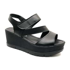 Ayakdaş 1019 Kadın Dolgu Taban Sandalet