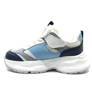 Cool Birian Bağcık Görünümlü Cırt Cırtlı Sneaker Ortopedik Çocuk Spor Ayakkabı