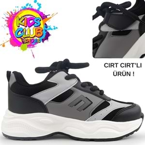 Cool Birian Bağcık Görünümlü Cırt Cırtlı Sneaker Ortopedik Çocuk Spor Ayakkabı