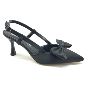 Mehtap Kurdela Detaylı Arkası Açık Stiletto Kadın Topuklu Ayakkabı