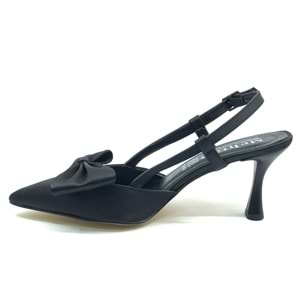 Mehtap Kurdela Detaylı Arkası Açık Stiletto Kadın Topuklu Ayakkabı